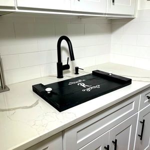 CUSTOM SINK COVER/ KITCHEN TRAY 🤍